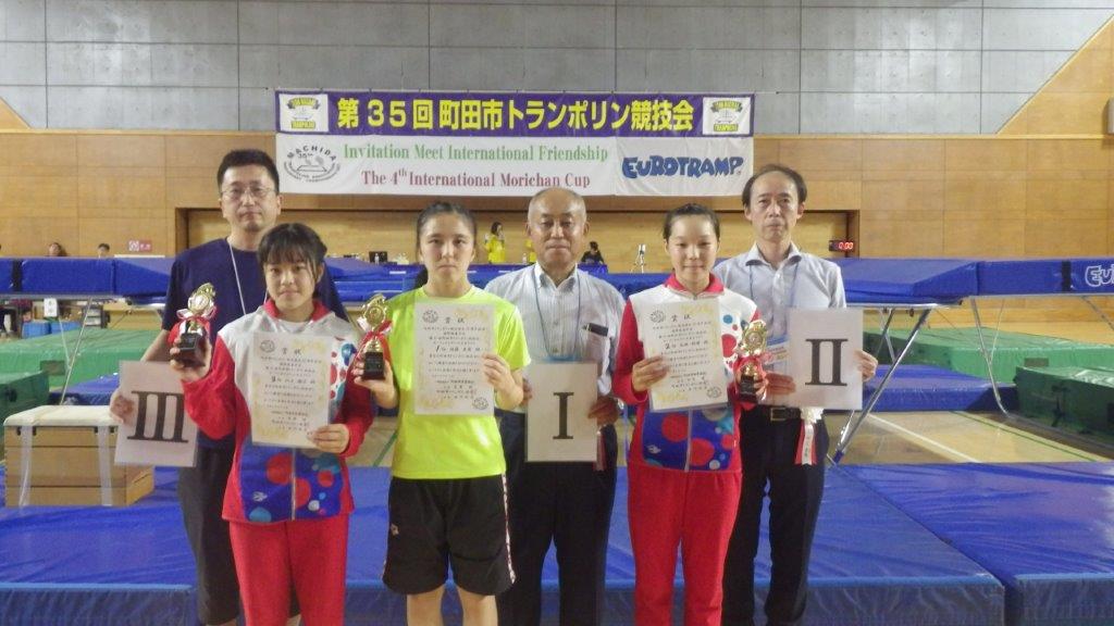 オープン A女子1位〜3位