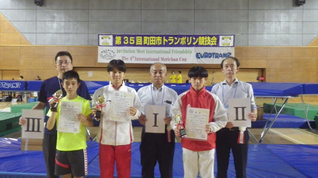 オープン A男子1位〜3位
